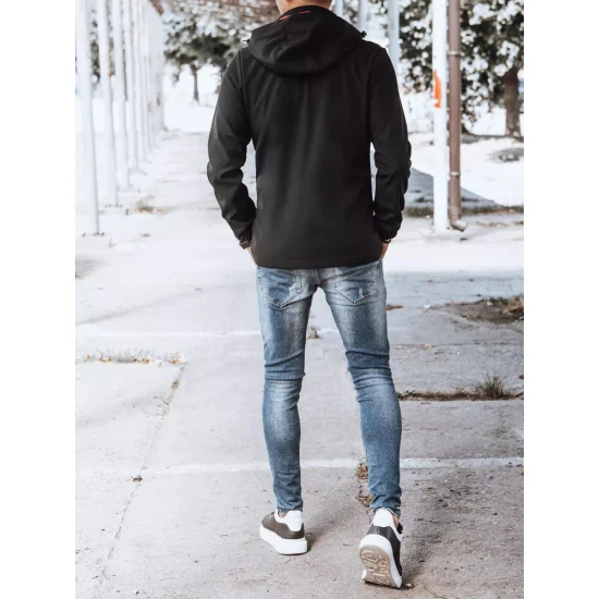 Vyriška juoda striukė su raudonomis detalėmis Arot TX4173