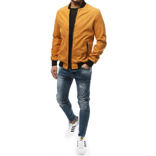 Vyriška karamelinės spalvos striukė Wind N/6706 - TX3626