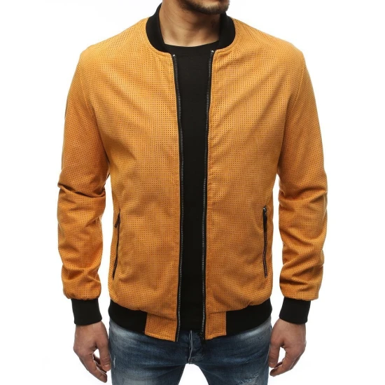 Vyriška karamelinės spalvos striukė Wind N/6706 - TX3626