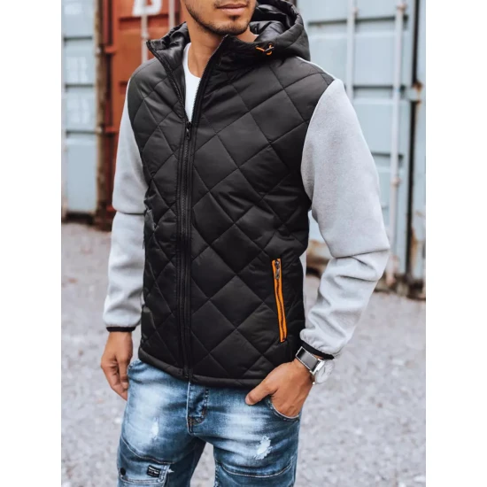 Pilkos spalvos vyriška striukė su gobtuvu Nomad tx2812