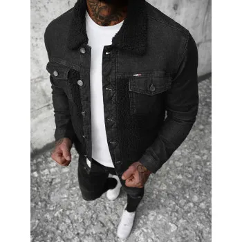 Black denim jacket Biok
