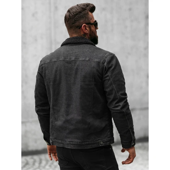 Juodos spalvos džinsinė striukė Biok NB/MJ533N