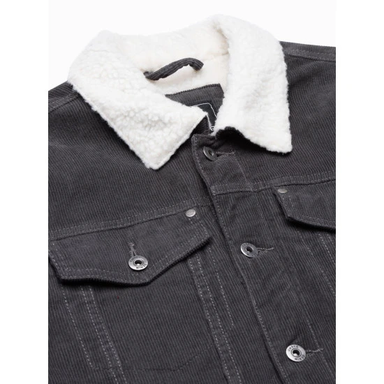 Pilkos spalvos striukė Kensi C524