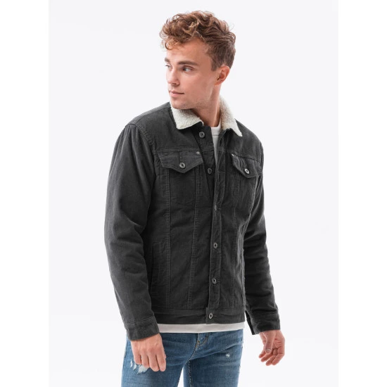 Pilkos spalvos striukė Kensi C524