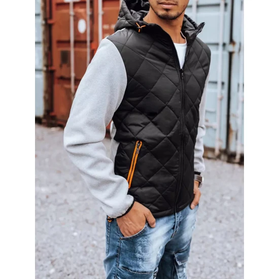 Pilkos spalvos vyriška striukė su gobtuvu Nomad tx2812