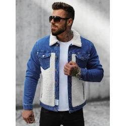 Mėlynos spalvos džinsinė striukė Biok