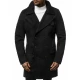 Stilingas juodas rudeninis vyriškas paltas Nova JB/1048Z
