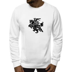 Baltos spalvos džemperis Vytis