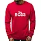 Red jumper The boss