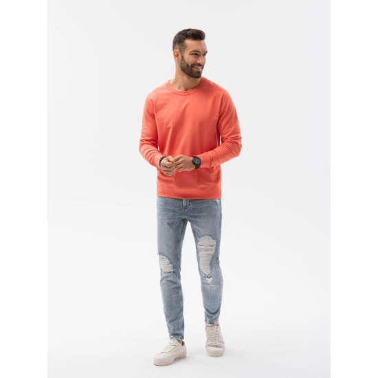 Koralinės spalvos džemperis Likos B1153 Premium