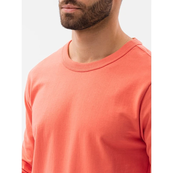 Koralinės spalvos džemperis Likos B1153 Premium