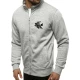 Šviesiai pilkas vyriškas džemperis Silon su vyčiu