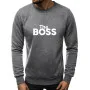 Ciemnoszara bluza Boss