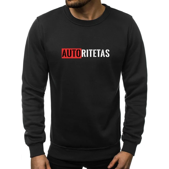 Juodas vyriškas džemperis Autoritetas 2001-10
