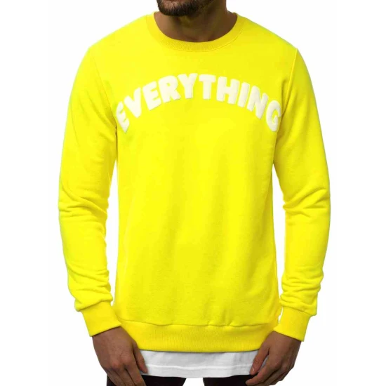 Geltonas vyriškas džemperis Ever B/181905X