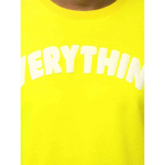 Geltonas vyriškas džemperis Ever B/181905X