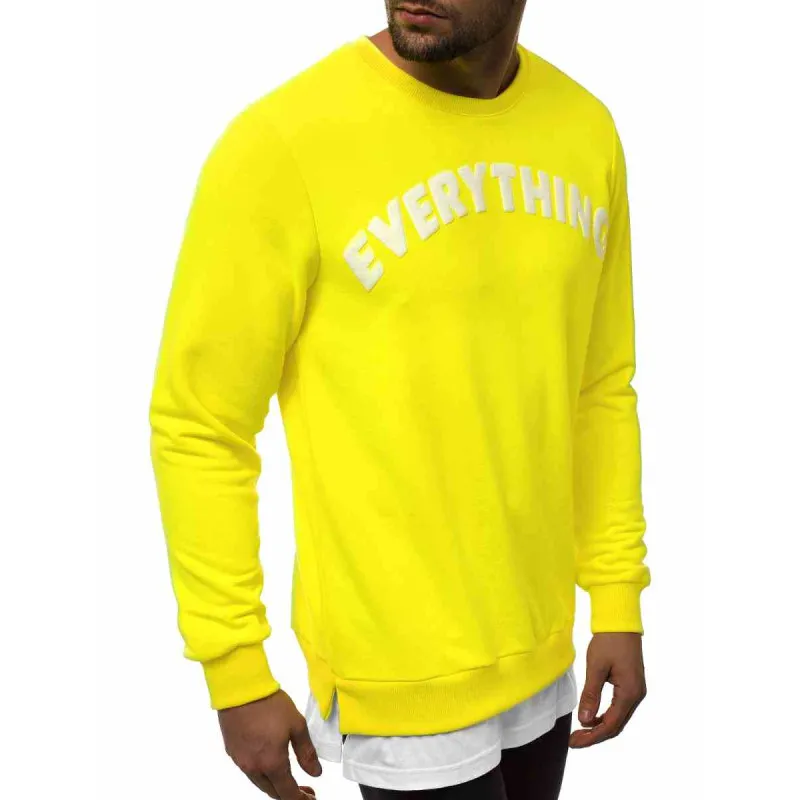 Kollane meeste dressipluus Ever
