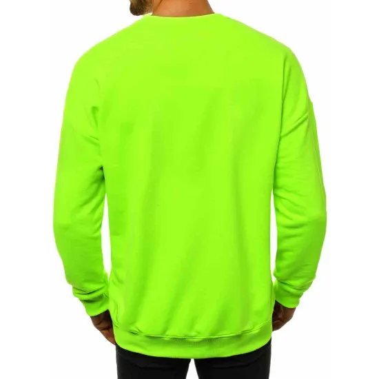 Mens neon-green stylish sweater Mexico MACH/3150