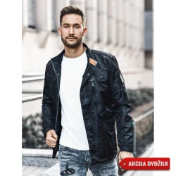 Juoda vyriška striukė Antartic