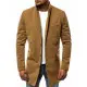 Elegantiškas rudas vyriškas paltas Sugal JB/1047Z-cx0359A