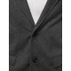Elegantiškas tamsiai pilkas vyriškas paltas Sugal JB/1047Z