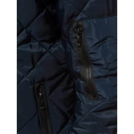 Vyriška tamsiai mėlyna striukė 