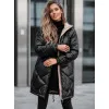 Juoda žieminė striukė Luter JS/5M3189/392Z
