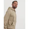 Men's brown hooded sweatshirt Sport Hooded jumpers