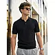 Miesten musta Vibe-polo-paita POLO T-paita