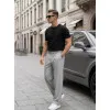 Vyriški juodi marškinėliai Comfort Vienspalviai marškinėliai