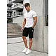Miesten mustat Detroit-shortsit Shortsit