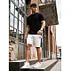 Buston Men's White Shorts Shorts