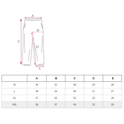 Tamsiai mėlyni vyriški sportiniai šortai Saravi