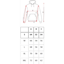 Rudas  vyriškas džemperis su gobtuvo Hiporeng