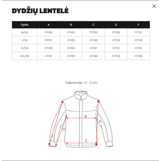 VYRIŠKA JUODA ŽIEMINĖ STRIUKĖ Zolo JS/5M120/392