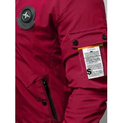 Vyriška bordo pavasarinė striukė Marko