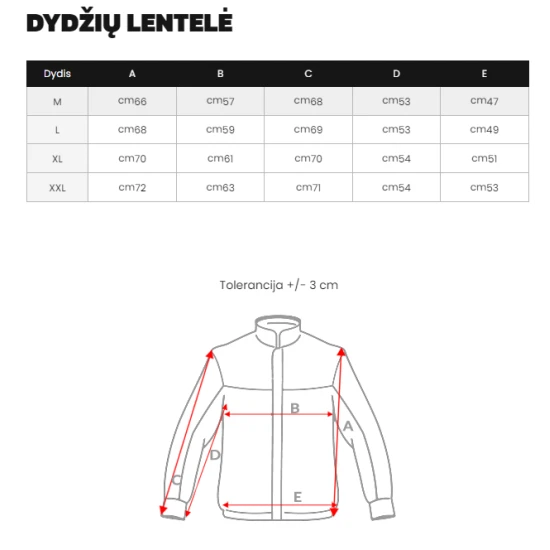 Vyriška plona juoda striukė Doran JS/5M802/392