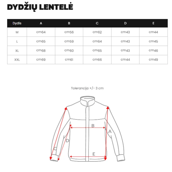 Vyriška žalia striukė Route Rudeninės / Pavasarinės