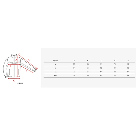 Vyriška bordo striukė Nerov TX4443