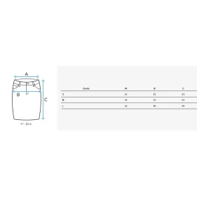 Ilgas smėlio spalvos sijonas Mersal CY0446