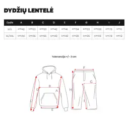 Moteriškas pilkas laisvalaikio komplektas Tiny