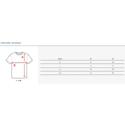 Juodi vyriški marškinėliai su spauda Handmade