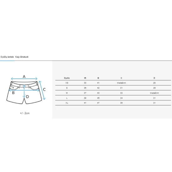 Moteriški smėlo spalvos džinsiniai šortai Popglam SY0399