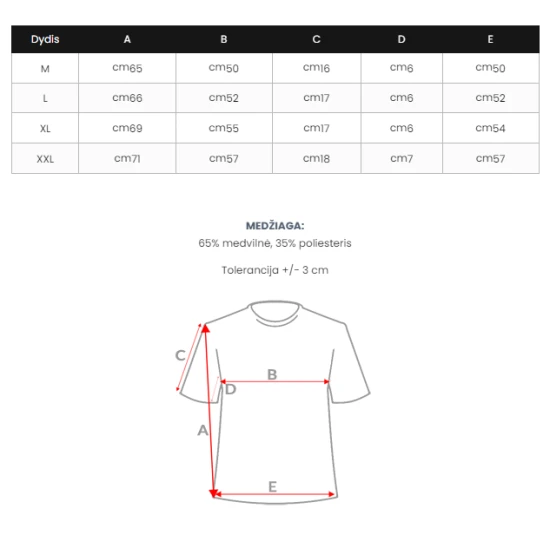 Vyriški rudi marškinėliai Tėtis (juodas) PK1468