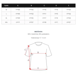 Vyriški mėlyni marškinėliai TUOJ (juodas)