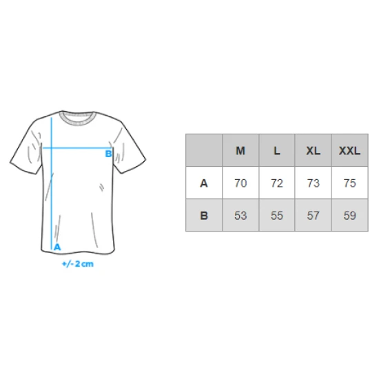 Vyriški mėlyni marškinėliai Free S1924