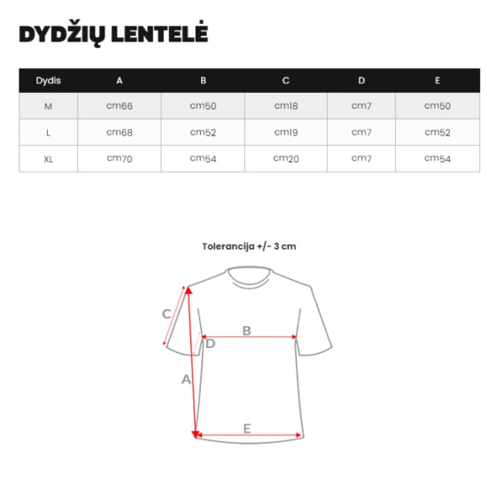 Vyriški balti marškinėliai Coool