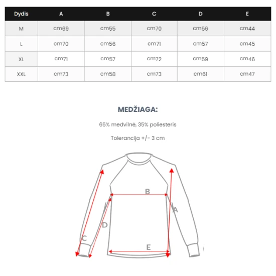 Baltos spalvos vyriškas džemperis Heart 2001-w01