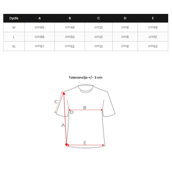 Vyriški juodai-balti marškinėliai Icon O/7776T