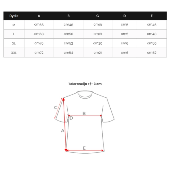 Vyriški juodi marškinėliai Niko NB/MT3001Z